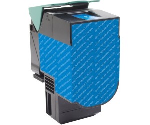 Toner Cartridge for select Lexmark printers - Replaces 70C1HC0 - Cyan