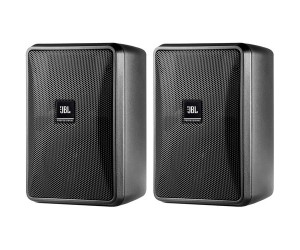 JBL - Control 23-1L - 3" Ultra-Compact 8-Ohm Indoor/Outdoor Speaker - Pair - Black