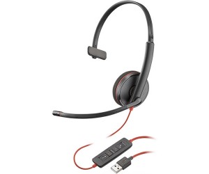 Plantronics - 209744-101 - Blackwire 3210 Corded Monaural UC Headset - USB