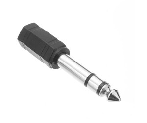 1/4 inch Stereo Male to 3.5mm Stereo Female Adapter 