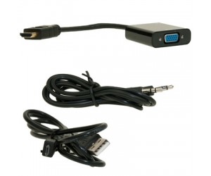 HDMI to VGA Adapter with Stereo Audio Support