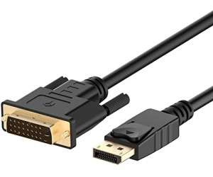 DisplayPort to DVI Video Cable, DisplayPort Male to DVI Male, 3 foot
