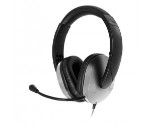 HamiltonBuhl - M2USB - Deluxe Over-Ear Multimedia Headset w/ Steel Reinforced Gooseneck Mic - USB