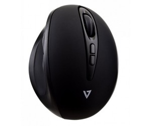 V7 - Wireless Ergonomic Mouse - Black - 2.4GHz
