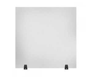 Luxor - DIVTT-3030F - RECLAIM® Acrylic Sneeze Guard Desk Divider - 30” x 30” Freestanding, Frosted