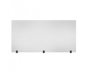 Luxor - DIVTT-6030F - RECLAIM® Acrylic Sneeze Guard Desk Divider - 60” x 30” Freestanding, Frosted