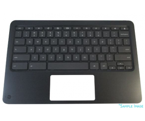 HP 11 G6 EE (Intel) Chromebook Palmrest Assembly w/ Keyboard Only (Short cable)  Reference Part Number: PLM-ASY-2810-1