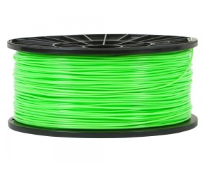 Premium 3D Printer Filament PLA 1.75mm 1kg/spool, Bright Green