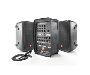 JBL - EON208P - Portable 8 in. 2-Way PA with 8-Channel Powered Mixer and Bluetooth