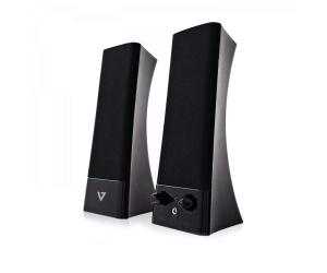 V7 - USB Powered Stereo Speakers - Black