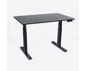 Luxor - STANDCF60-BK/DW - 60" High Speed Crank Adjustable Stand Up Desk