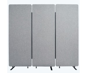 Luxor - RCLM7266ZMG - RECLAIM Acoustic Room Dividers - 3 Pack in Misty Gray